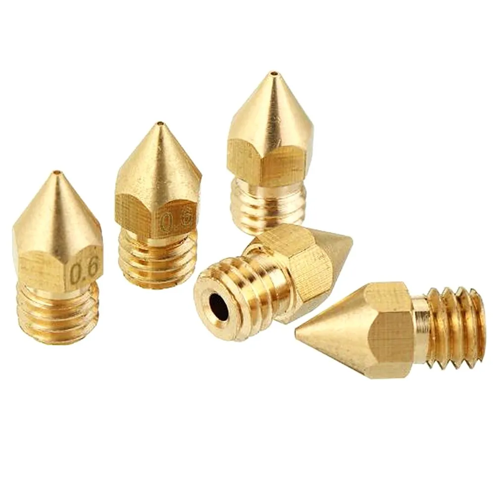 3D printer nozzle m6 threaded cavity nozzle caliber For 1.75mm/3.0MM Filament MK8 brass nozzle