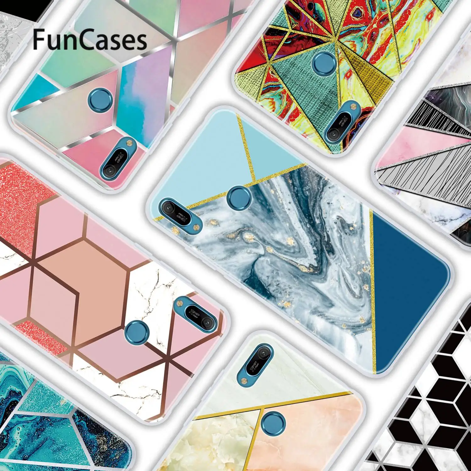 Cellphone Cover untuk Case Huawei P Smart 2019 Carcaso Kehormatan 10 Lite Y9 Prime 2019 Y6 Huawei P30 Plus Y7 p20 2018 Pro P Smart Z Y5