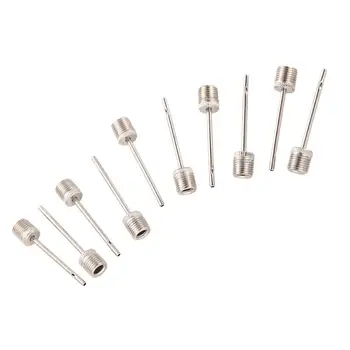 

10pcs Inflatable Air Pump Adapter Stainless Steel Pin Sport Ball Inflator Needles For Deflated Football Basketball Volleyball