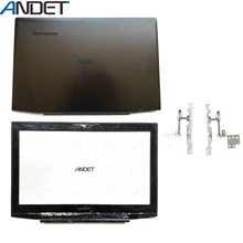 lenovo Y50 Y50-70 верхняя задняя крышка и ЖК-рамка без сенсорных петель набор AM14R000400 AM14R000900