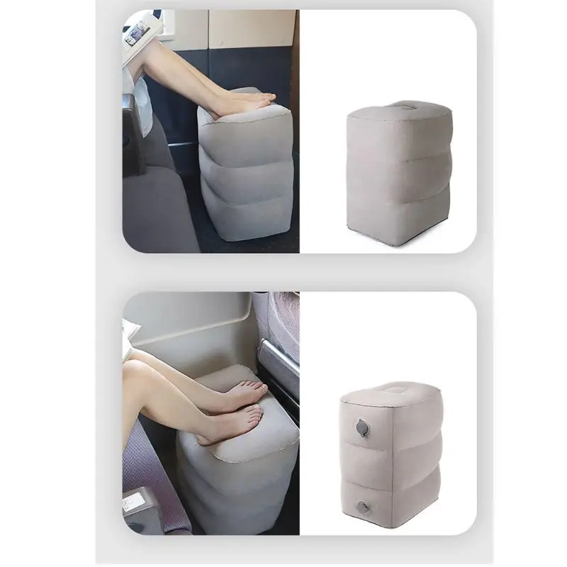 Надувная дорожная подставка для ног Подушка для ног дорожная подушка для самолета автомобиля