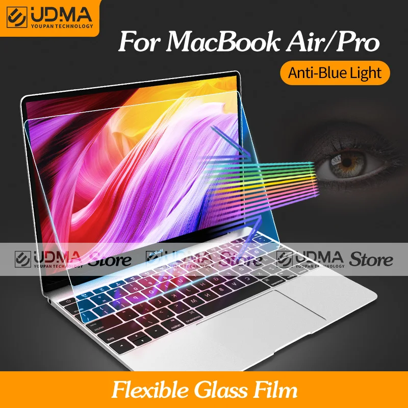 Udma Antiblue Light Flexible Glass Film Macbook Air Pro 12 13 15 16