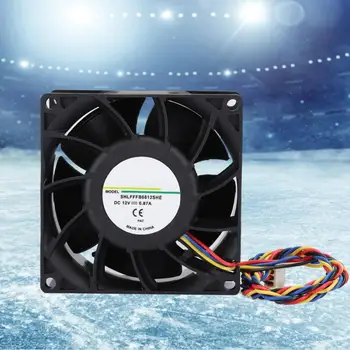 

CPU Cooler Dual-Ball PWM 4-Wire Computer Chassis Cooling Fan 4900RPM Speed 12V 0.87A New