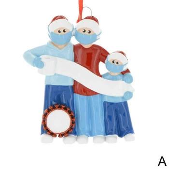 

Family Pendant DIY Gift Delicate Cute Party Xmas Christmas Tree Hanging Snowman