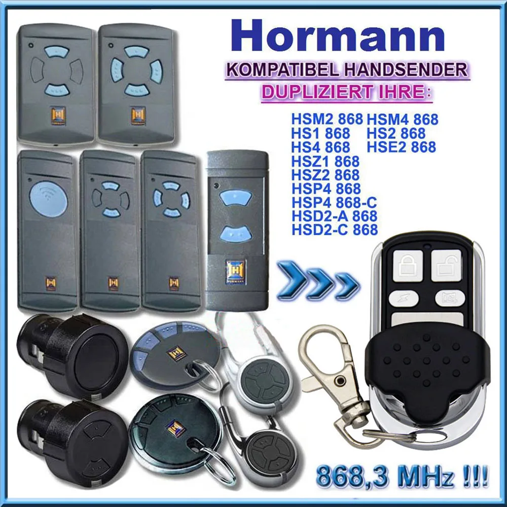 Дубликатор дистанционного управления гаражными дверями Hormann Marantec 868 HSM2 HSM4 пульт
