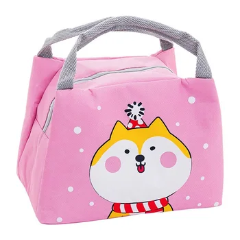 

Portable Kids Insulation Package To Keep Warm Cartoon Picture Decor Lunch Bag Thermal Food Picnic Lunch Bags