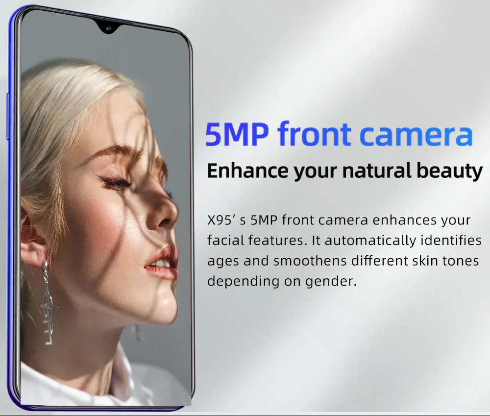 DOOGEE X95 Android Cellphones 16GB ROM Dual SIM 13MP Triple Camera Sadoun.com