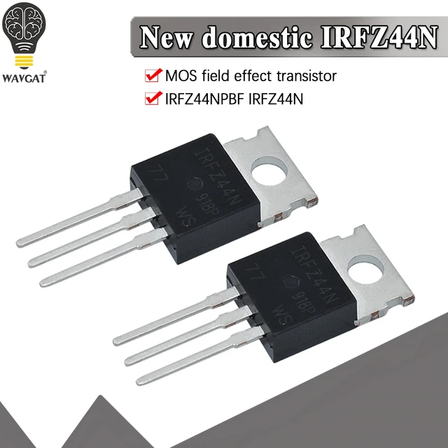 Brote Distribución Qué Mosfet IRFZ44N TO220 transistor kit IRFZ44 TO-220 high power transistors  IRFZ44NPBF 49A 55V field effect transistor _ - AliExpress Mobile