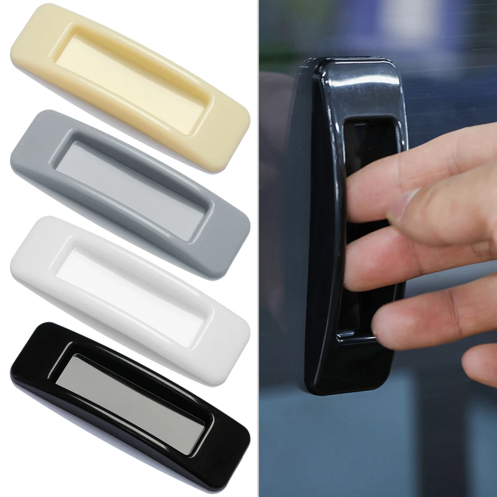 Multi-purpose Cupboard Knob Furniture Knobs Plastic Self-adhesive Door Handles Wardrobe Pulls Door Stick Hardware Safety 1Pair door handles cabinet handles
