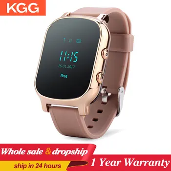 

KGG GPS WIFI Tracker Smart Watch Personal Locator T58 GSM Tracking sim card smartwatch children's watches For IOS android Phone