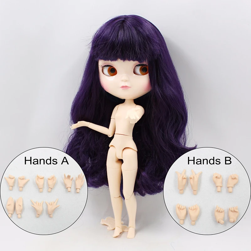 DBS ICY bjd doll 1/6 30cm toy A-cup azone body joint body white skin naked doll 21