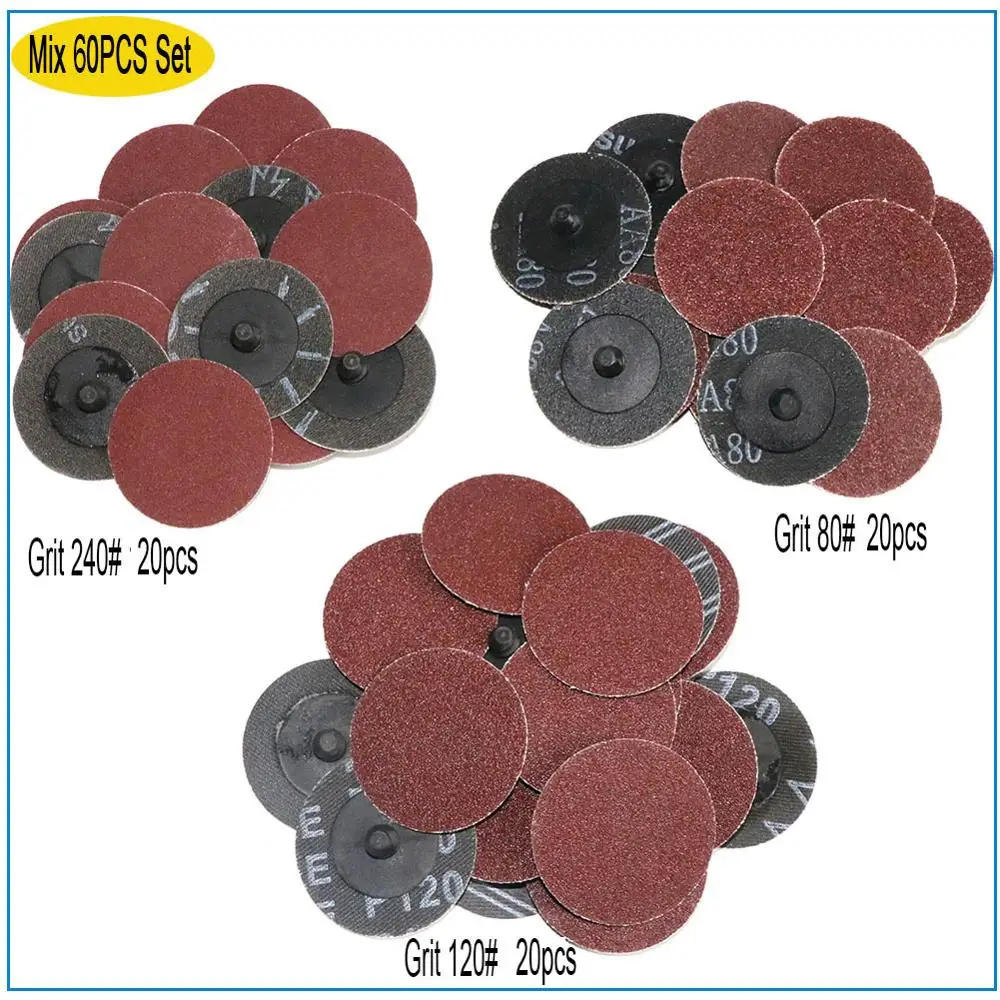 50 шт/60 шт 2 дюйма 1 &quot3&quot Roloc шлифовальный диск рулонный замок R Type абразивная