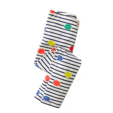 Jumping meter/Новинка; леггинсы в полоску для девочек; брюки; коллекция года; модные хлопковые брюки; Одежда для девочек; детские брюки-карандаш; сезон осень