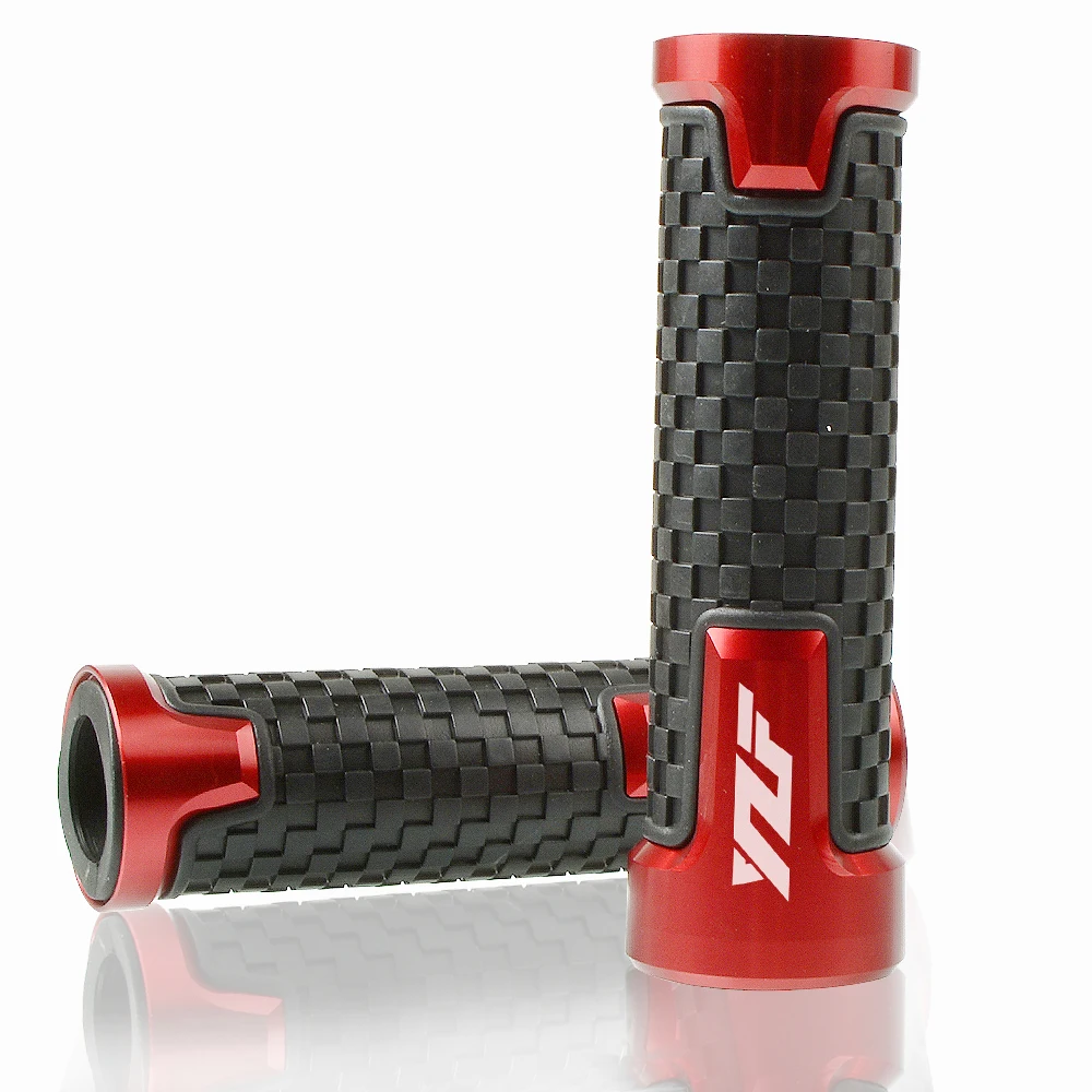 

7/8" 22mm Bicycle Grips Precision CNC machined Handlebar Grips Bar Cap Motor Hand Bar for Yamaha YZF R1 R3 R6 R15 R25 R125