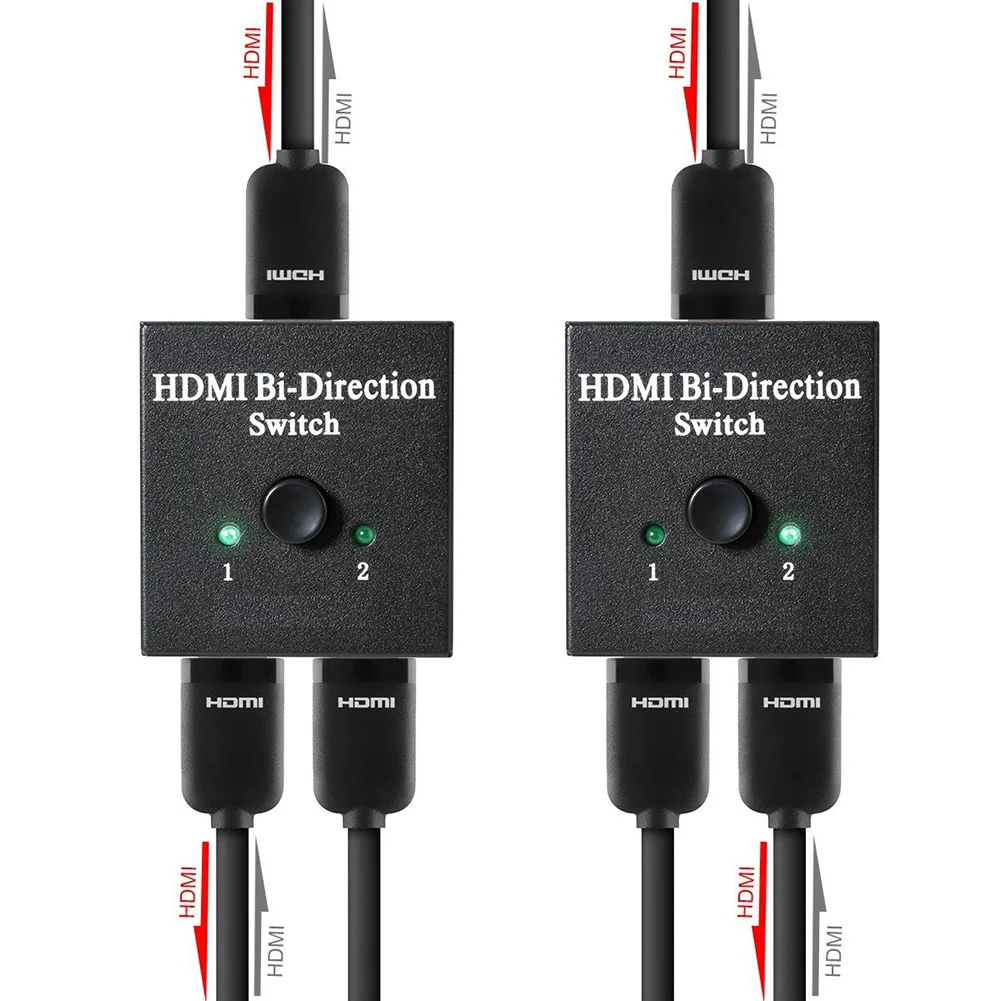 2x1 Bidirection 1080P HD аудио видео 4K 3D смарт HDMI переключатель сплиттер конвертер