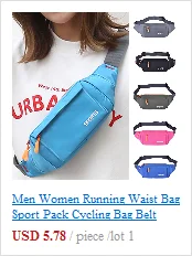 CONEED Fashion Waist Packs Unisex Sports Waterproof Belt Multi-Function Bag Zipper Messenger Bag Pouch Run Chest Waist Bag