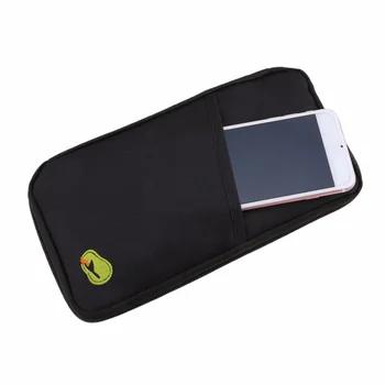 

Multi-Functional Travel Passport Package Credit ID Card Cash Wallet Document Storage Bag Unisex