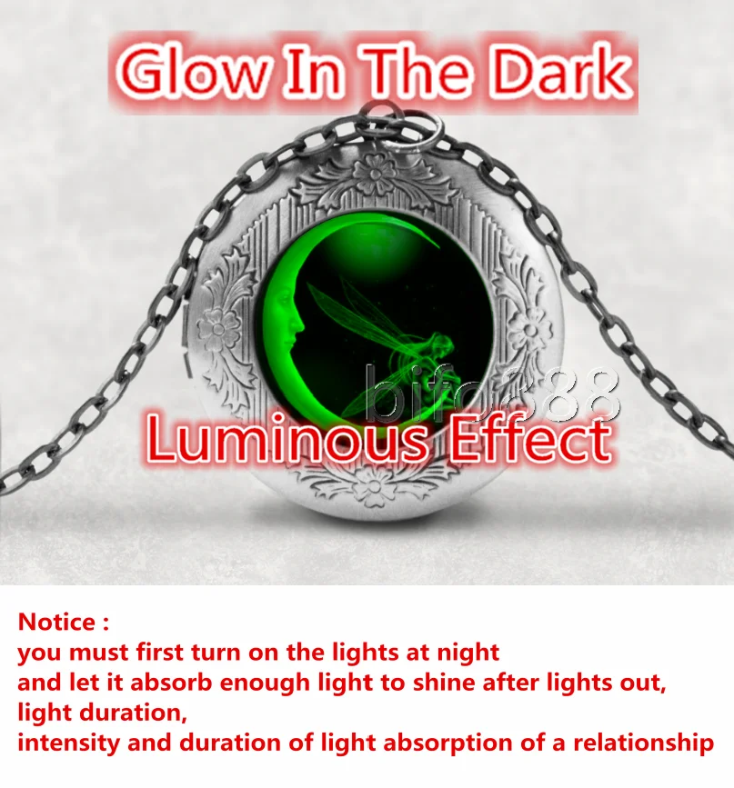 BIFOYOU Ангел на Луне кабошон стекло ароматерапия фото медальон ожерелье Духи