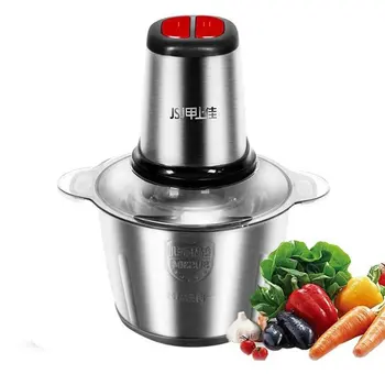 

Stainless Steel Meat Grinder Chopper Electric Automatic Mincing Machine Household Grinder Food Processor