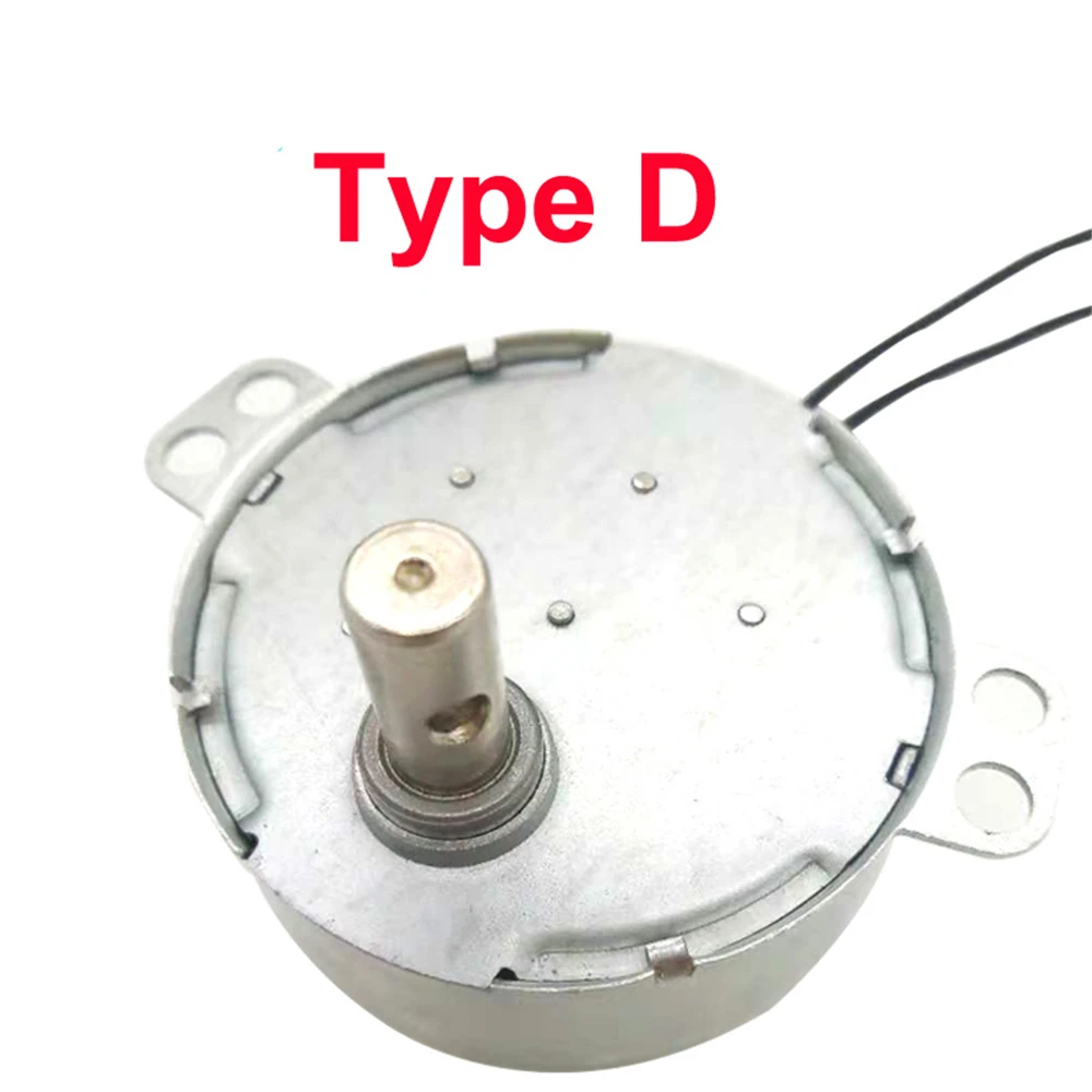 AC 5V 6V 9V 12V 24V 110V 220V 4W Synchronous Motor Permanent Magnet Gear Low Speed CW CCW TYC-50 TYC49 TYJ50 50TYZ Microwave 1000w alternator 24v 48v 3 phase ac synchronous generator 1kw pmg generator low rpm permanent magnet