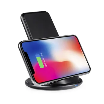 

Fast portable Wireless Charger Stand For Samsung iphoneX 8plus charger Induction Voiture Wireless Charging Stand Cradle