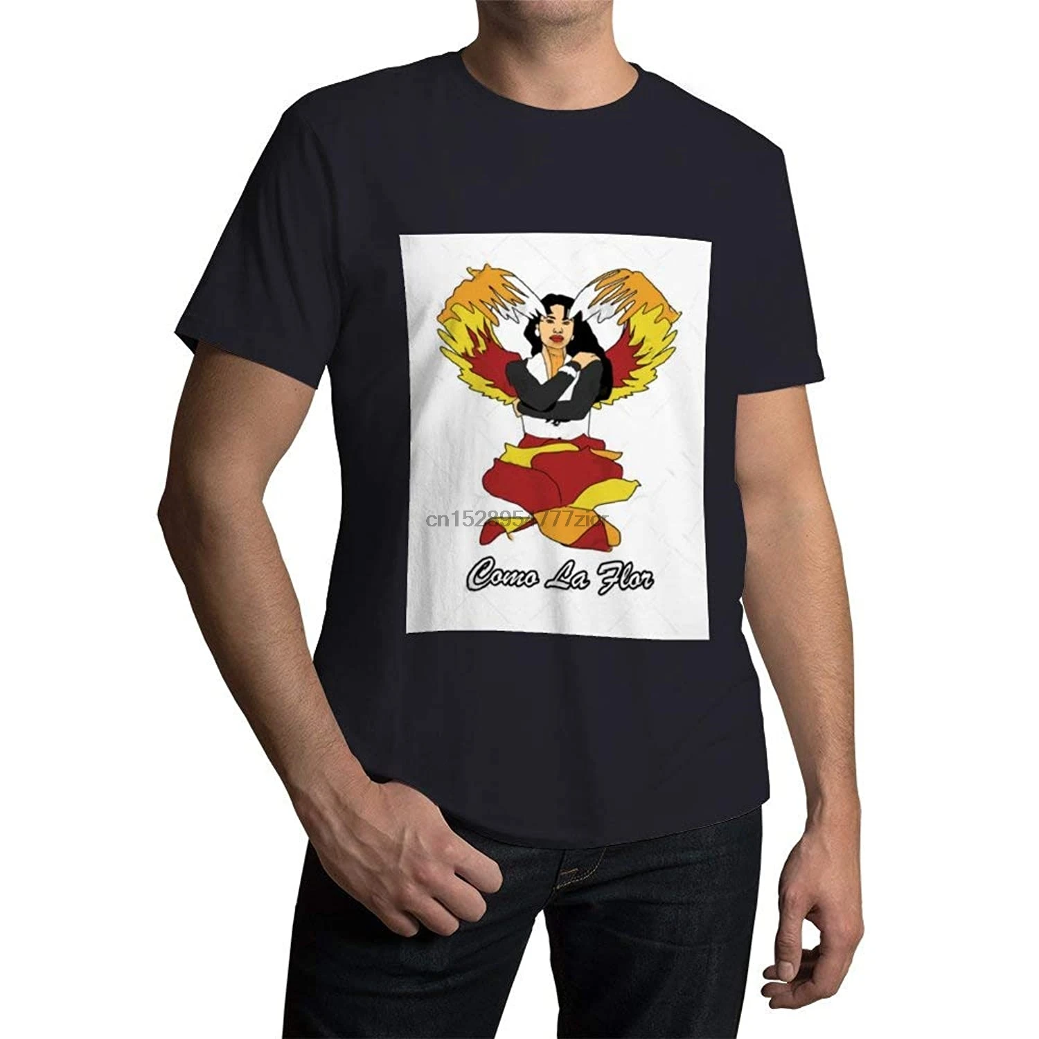 Men Selena Quintanilla Leisure Cool Round Neck Short Sleeve tees | Мужская одежда