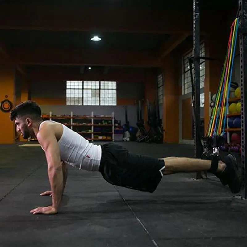 11 шт./компл. латексные Эспандеры Crossfit тренировки йоги трубы канат для перетягивания, Эспандеры резиновые резинки Фитнес с сумкой в комплекте