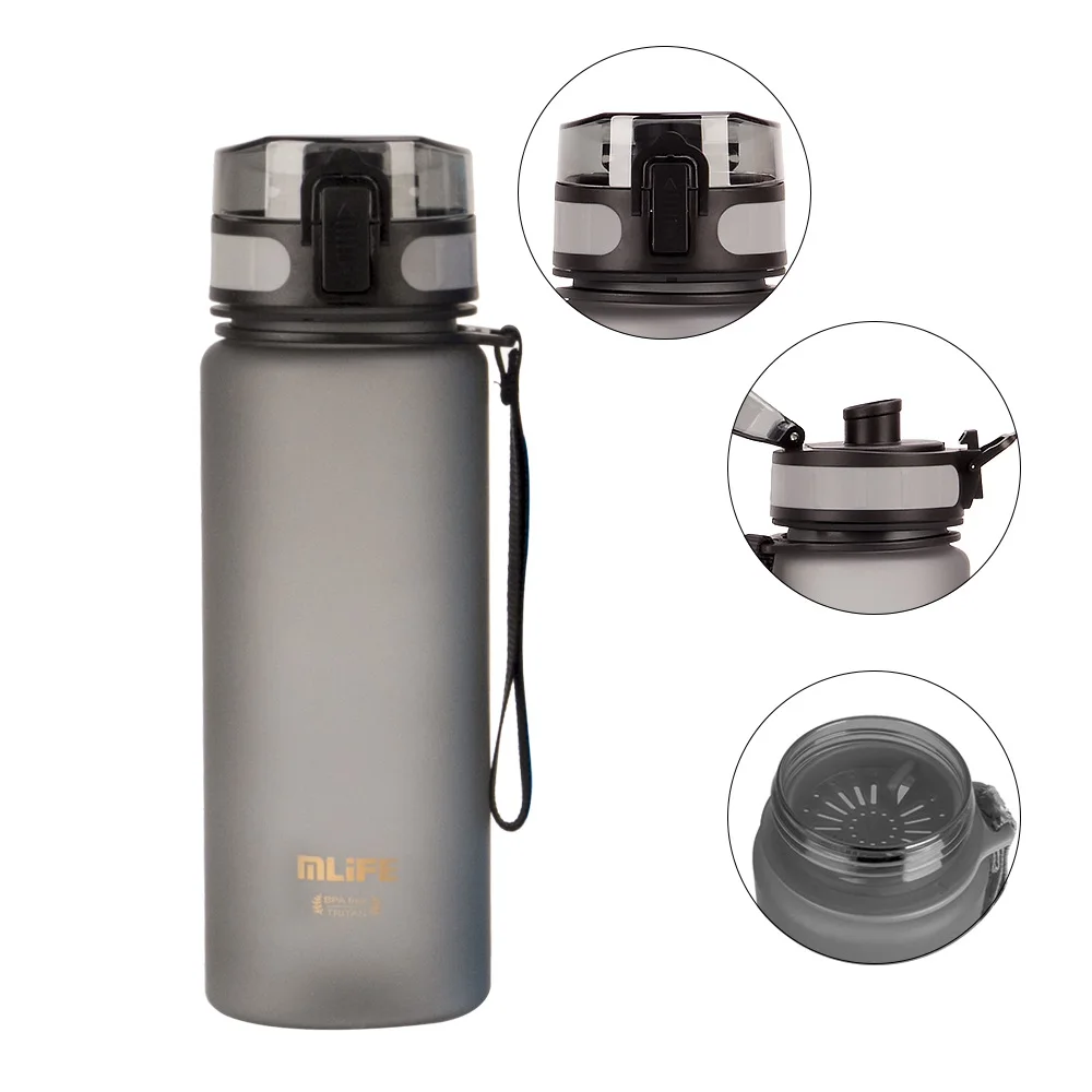 

Creative Summer Outdoor Sports Gift Sports Bottle MLife Shenzhen Manufacturers Customizable 650 Ml Dull Polish Plastic Water Bot