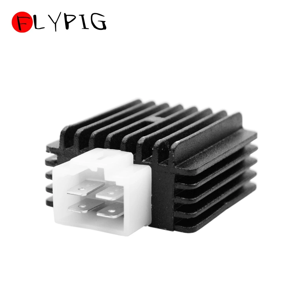 12V 4 Wire Voltage Regulator Rectifier For GY6 Scooter Moped Go Kart 50cc-125cc