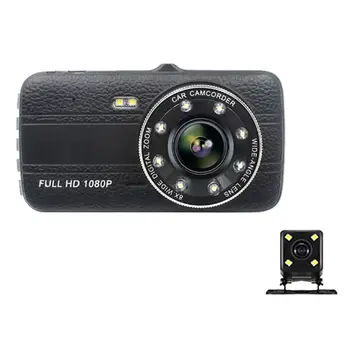 

Car DVR Camera Full HD 1080P Dash Cam Dual Lens Night Vision With Rear View Camera Video Recorder