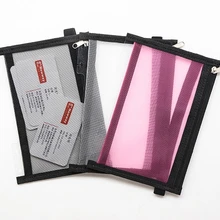 A5 чехол для блокнота, сумка на молнии, материал Pp, деловая модная сумка для хранения дневников, сумка для хранения книг с дырками в виде грибов, бумажные папки