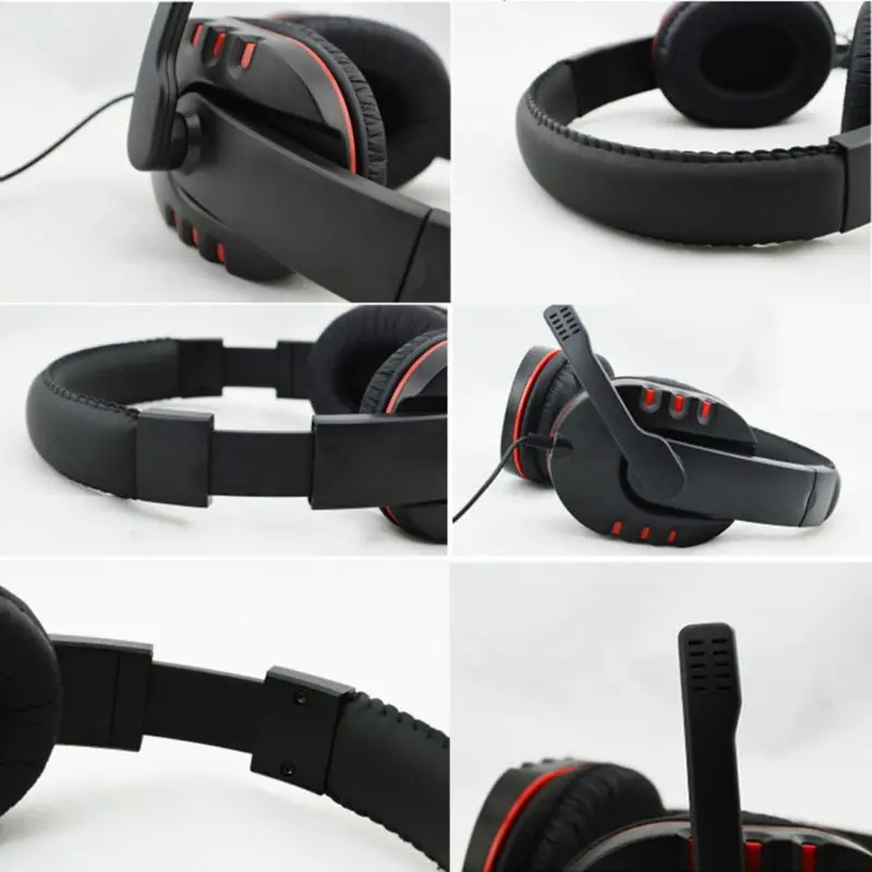 3 5mm Gaming Headset Headphone w Microphone Volume Control for Sony PS4 PlayStation 4 for PC