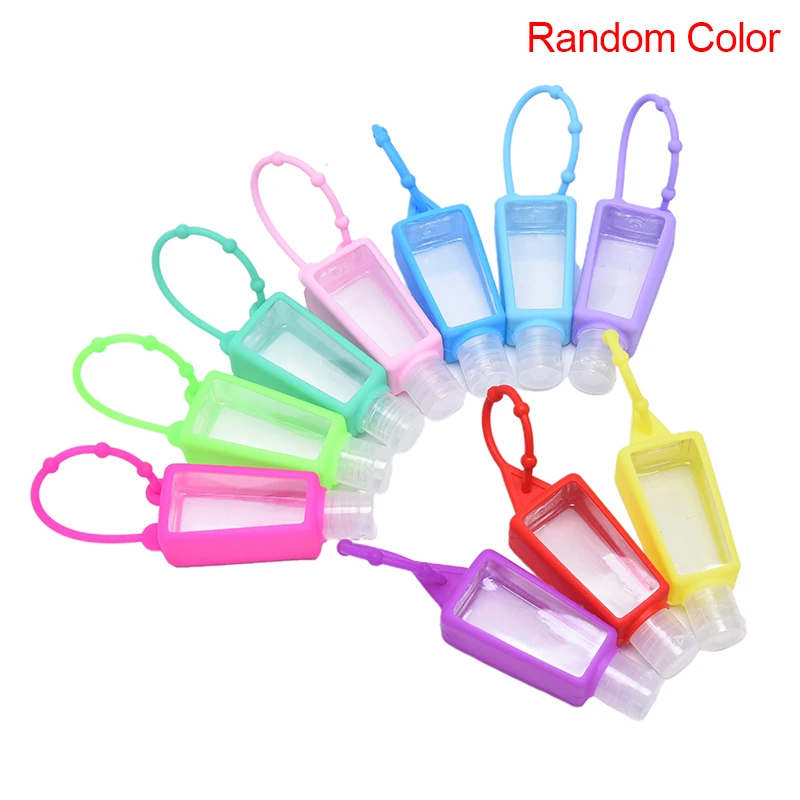 30ML Portable Traveling Refillable Bottle Silicone Hand Sanitizer Perfume Holder Mini Cute Empty Bottle Bath And Body Works
