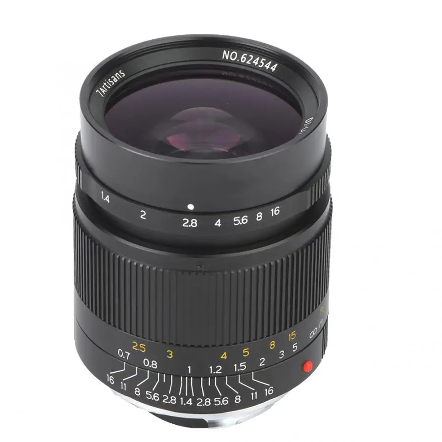

7artisans 28mm F1.4 Large Aperture Lens Manual Focus for Leica M M3 M6 M7 M8 M9 M9P M10 M240 Alloy Black