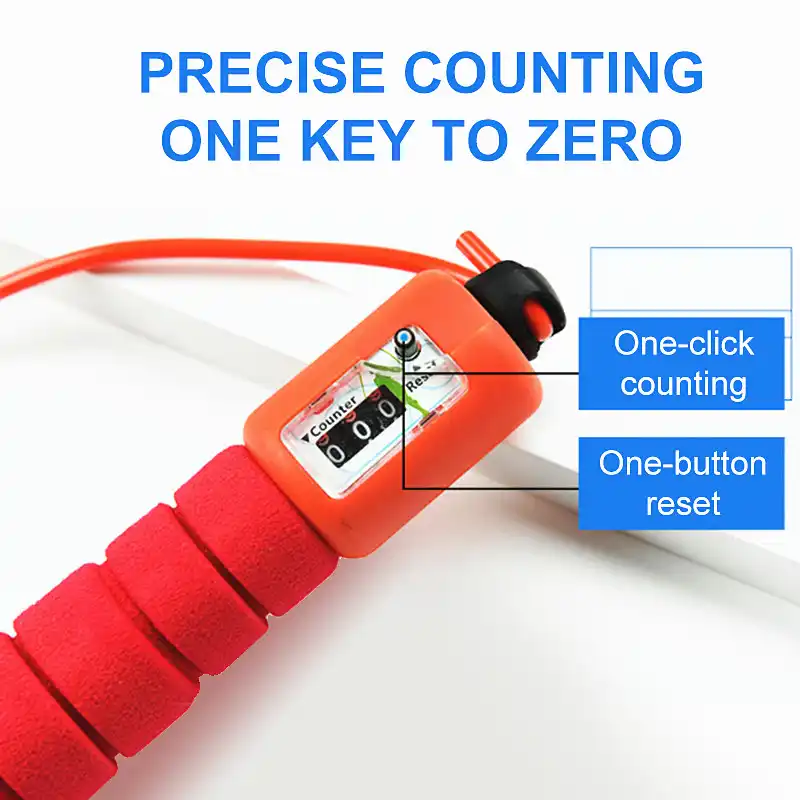 Professional Jump Ropes With Counter Sports Fitness Adjustable Fast Speed #Azg