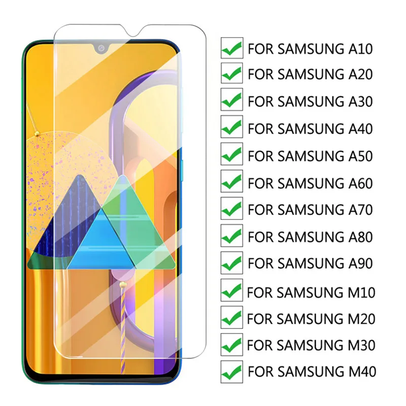 

3D Protective Glass on For Samsung Galaxy A10 A20 A30 A40 A50 Screen Protector For Samsung A60 A70 A80 A90 Glass M10 M20 M30 M40