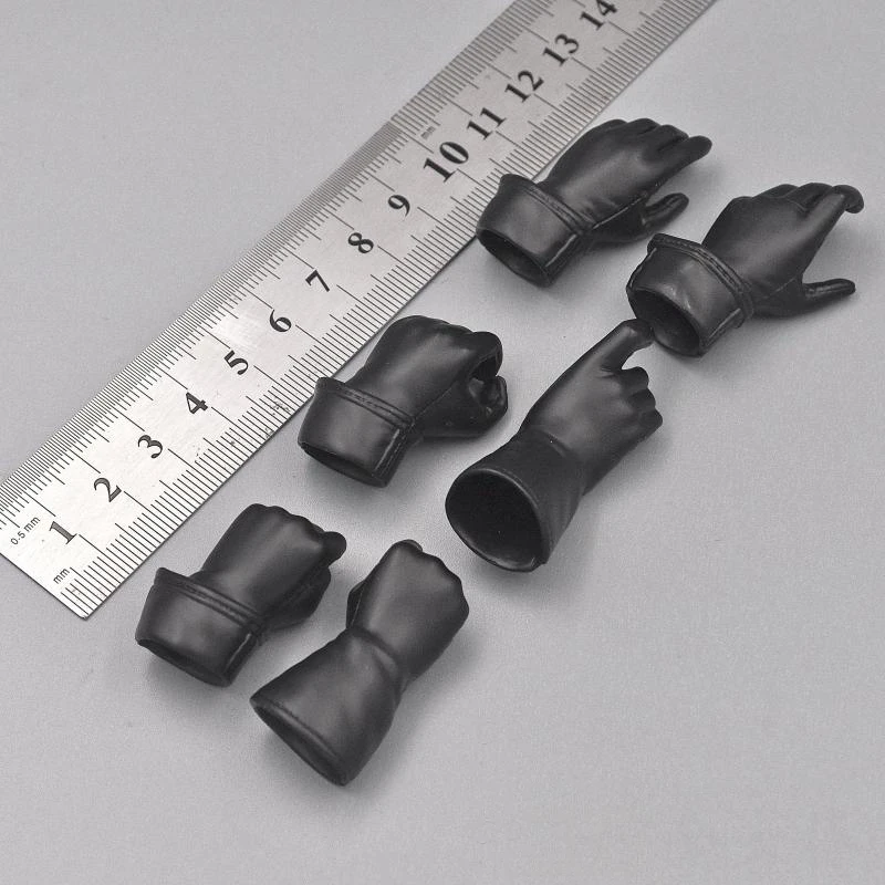 

In Stock 1/6th MEDICOM Akira RAH10 Motorcycle Black Gloved Hand Models For Doll Soldier Collectable