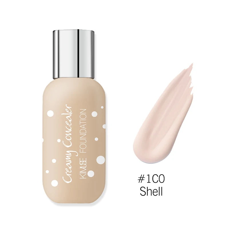 1C0 Kimuse 24H Pro-Matte power износ основа крем Основа макияж профессиональный MatteMake Up жидкий консилер водонепроницаемый натуральный бренд - Цвет: 1C0
