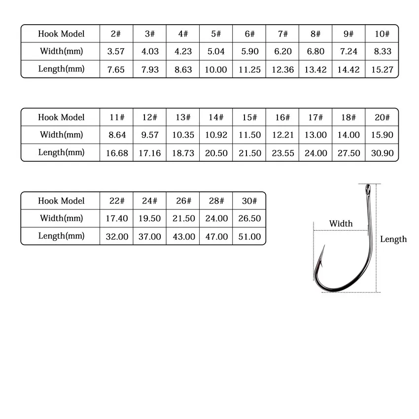 100 / 30 pcs High Carbon Steel Fishhooks barbed Fishing Hook Lake River Ocean Fishhook Japan Jig Barbed Fishing Hooks