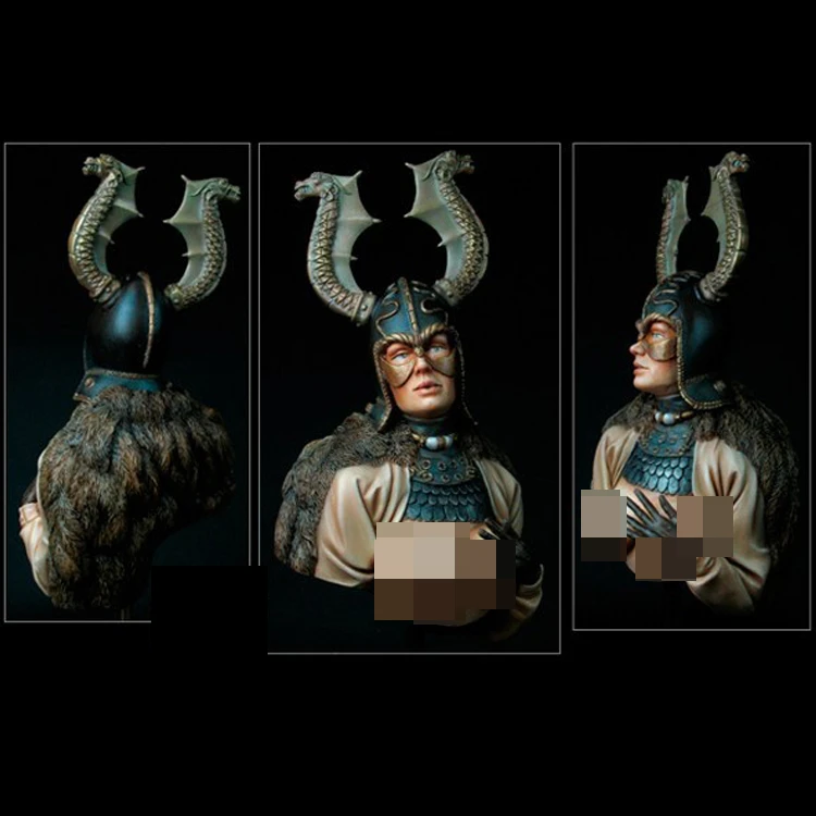 1 10 Resin Character Bust Model Mythical Theme Female Dragon Knight X5 Action Figures Aliexpress