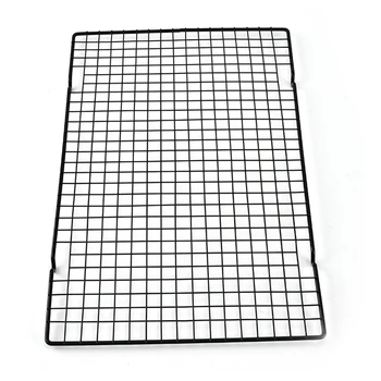 

Stainless Steel Grid Wire Cookies Cake Bread Cooling Rack Safe Oven Baking Tools