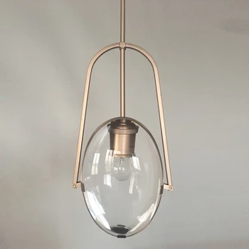 

Modern luxury crystal LED pendant lights American living room lighting fixture iron sofa lights bedroom bedside hanging lamps