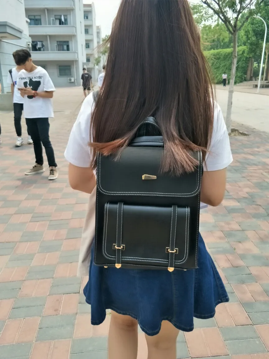 bags 2 Fashion Women Backpack New High-quality PU Leather School Bakcpacks Large Shoulder bag Teenage Girl Travel Rucksack