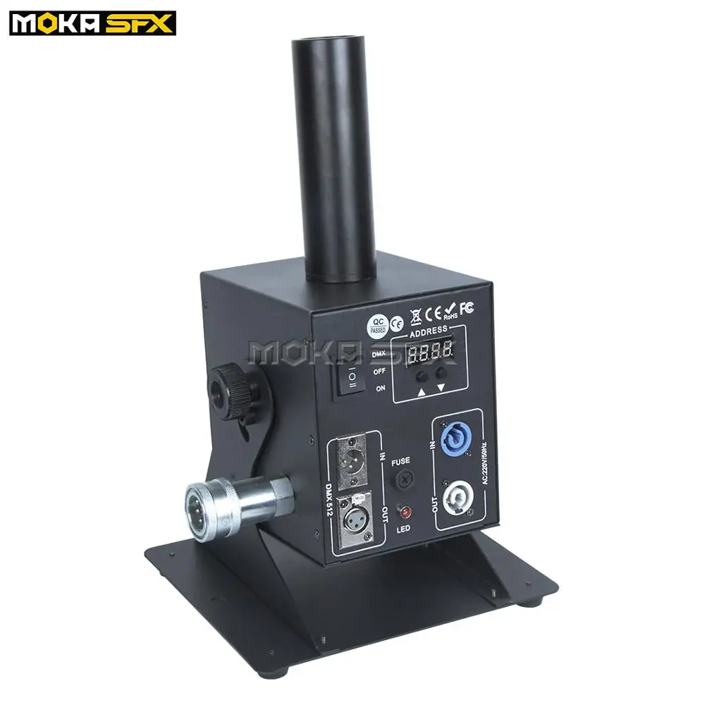 

4pcs Angle Adjustable Co2 Blaster Machines Stage Special Effect with LCD Display DMX Control for Disco Show Club Stage Party