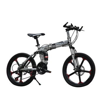 

20-inch Folding Mountain Bike 21/24/27 Speed Disc brake Children's one wheel Shock Absorber Student bike