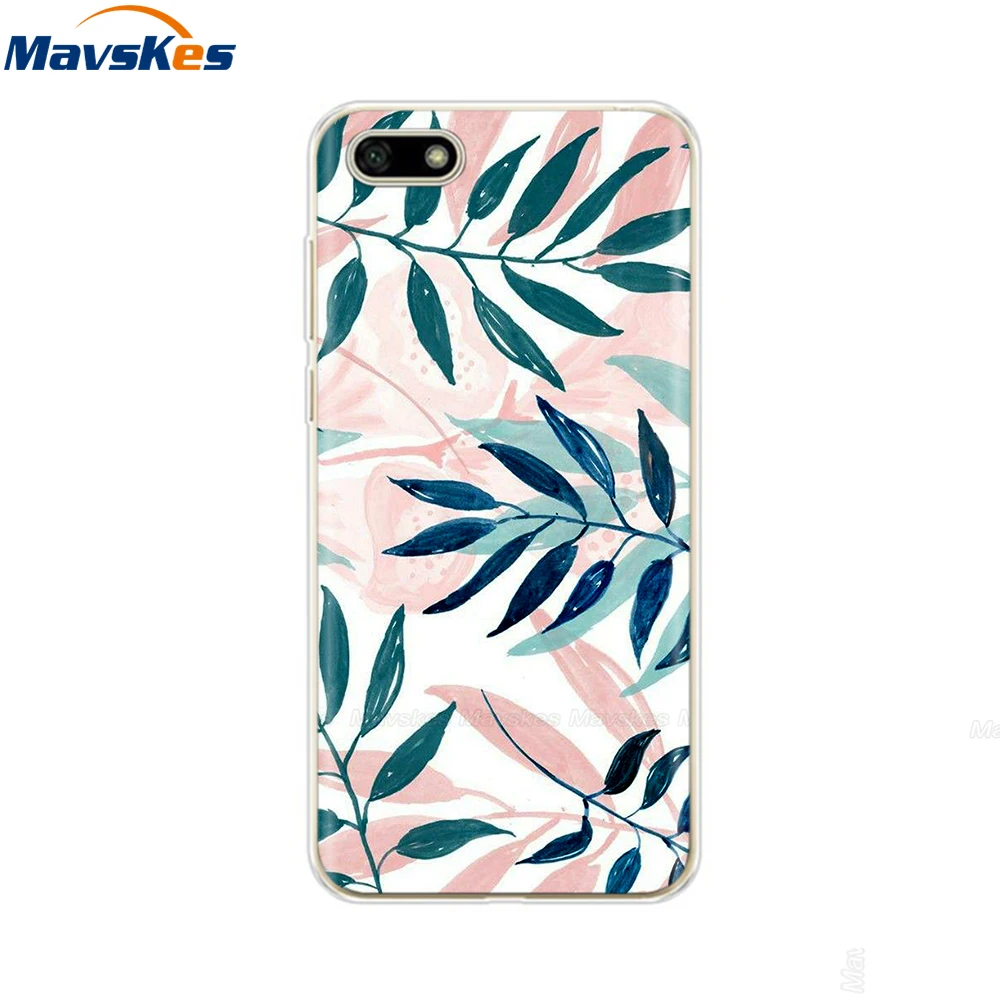 20 Huawei Honor 7A силиконовая Мягкая ТПУ задняя крышка для Funda huawei Honor7A чехол 5,4" Русская версия DUA-L22 защитный бампер для телефона - Цвет: 20