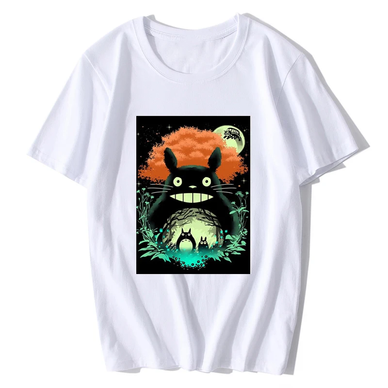 Футболка Totoro мужская с изображением животных из японского аниме забавная
