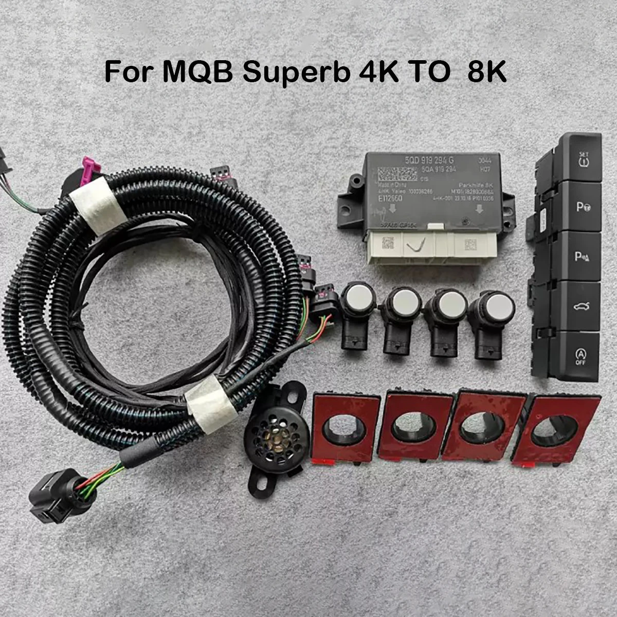 

Для MQB Superb B8 3V парковочный пилот обновление спереди 4K обновление до 8K PDC OPS Kit