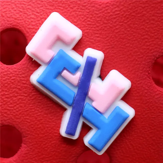 Crock Charms Accessories Custom Cartoon Cute PVC Shoe Croc Buttons Sandals Charms Black Lives Dope Father Portrait Free Shipping U207-v