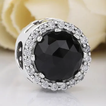 

Original Snow White Evil Queen's Black Magic With Crystal Bead Fit 925 Sterling Silver Charm Bracelet Bangle Diy Jewelry